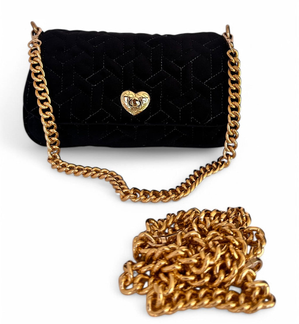 BLACK MINI PARTY BAG