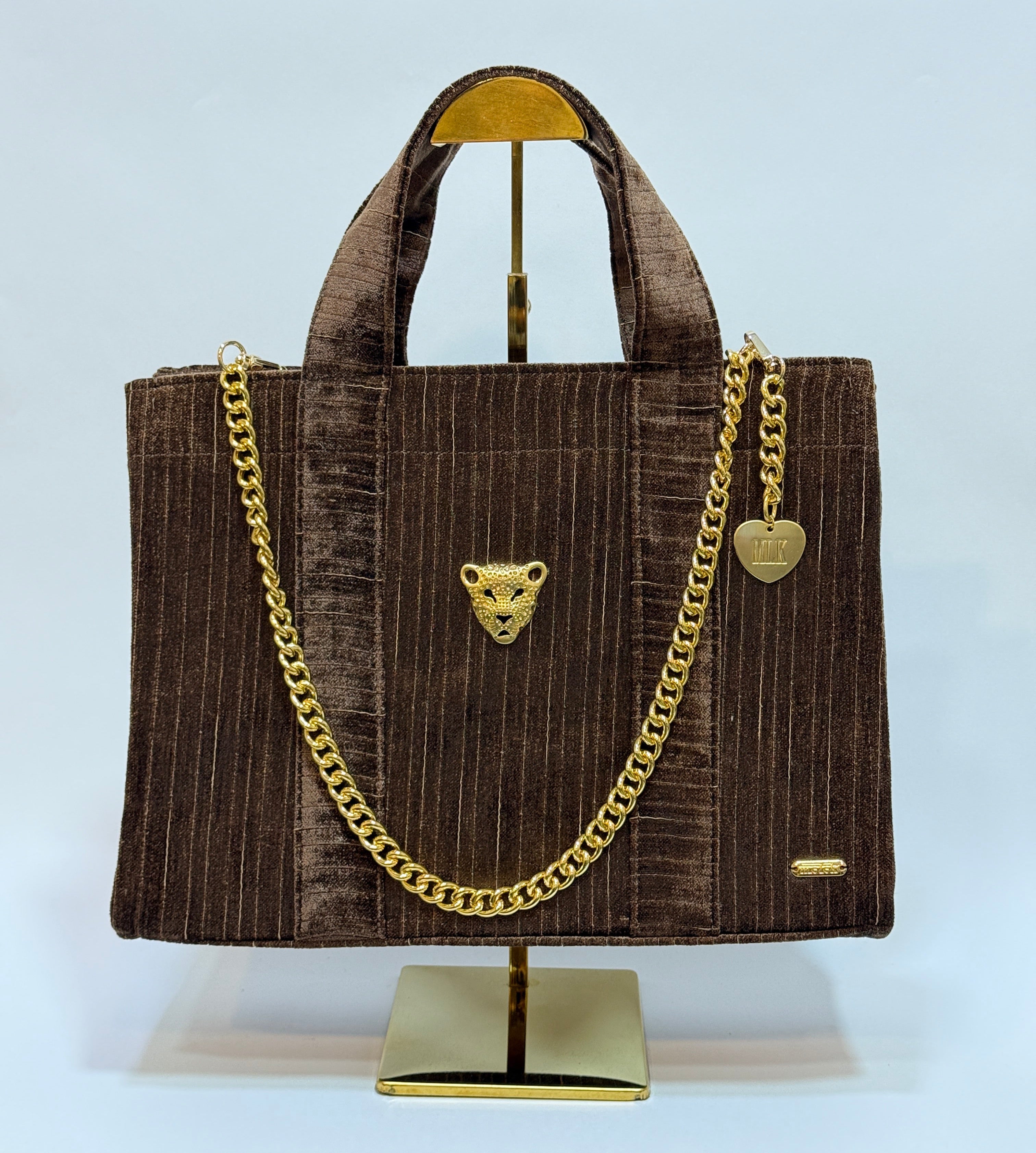 BROWN TOTE BAG