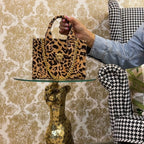 LEOPARD MINI TOTE BAG