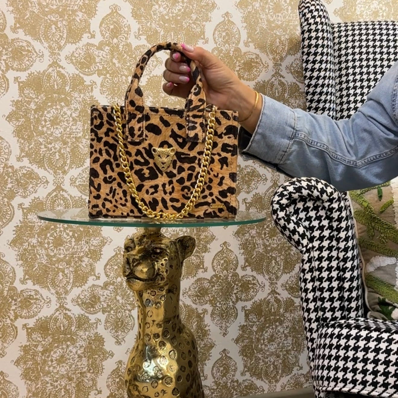 LEOPARDO MINI TOTE