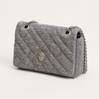 GRAY FLAP BAG