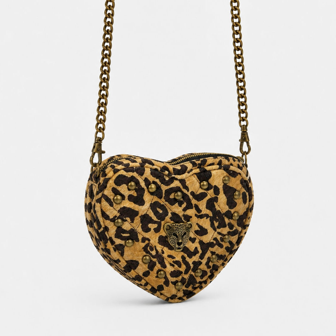 LEOPARD HEART BAG