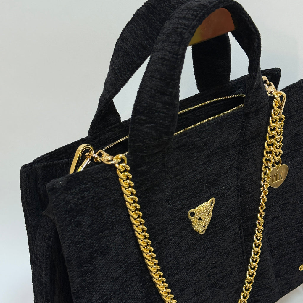 BLACK TOTE BAG