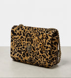 LEOPARD FLAP BAG