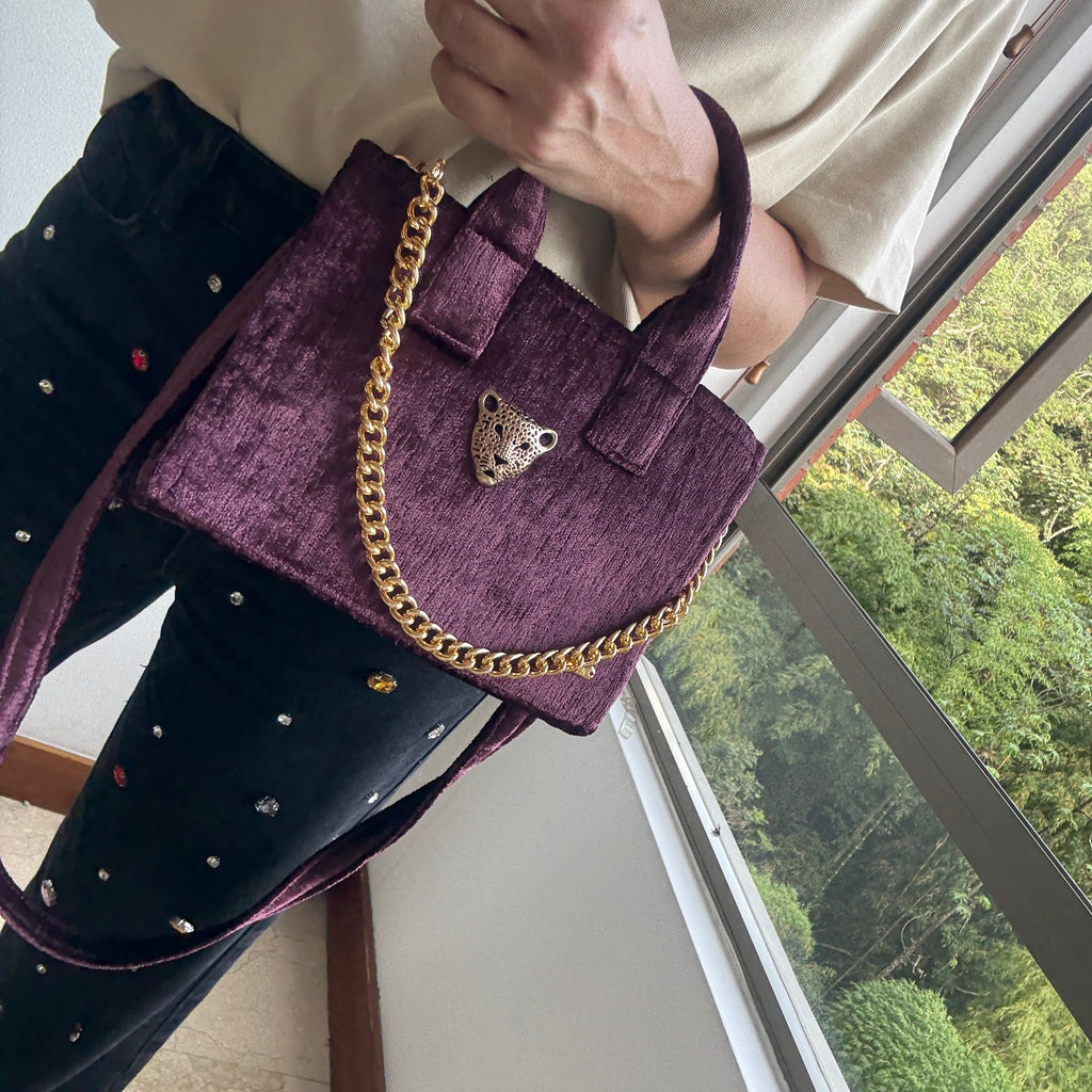 BURGUNDY MINI TOTE