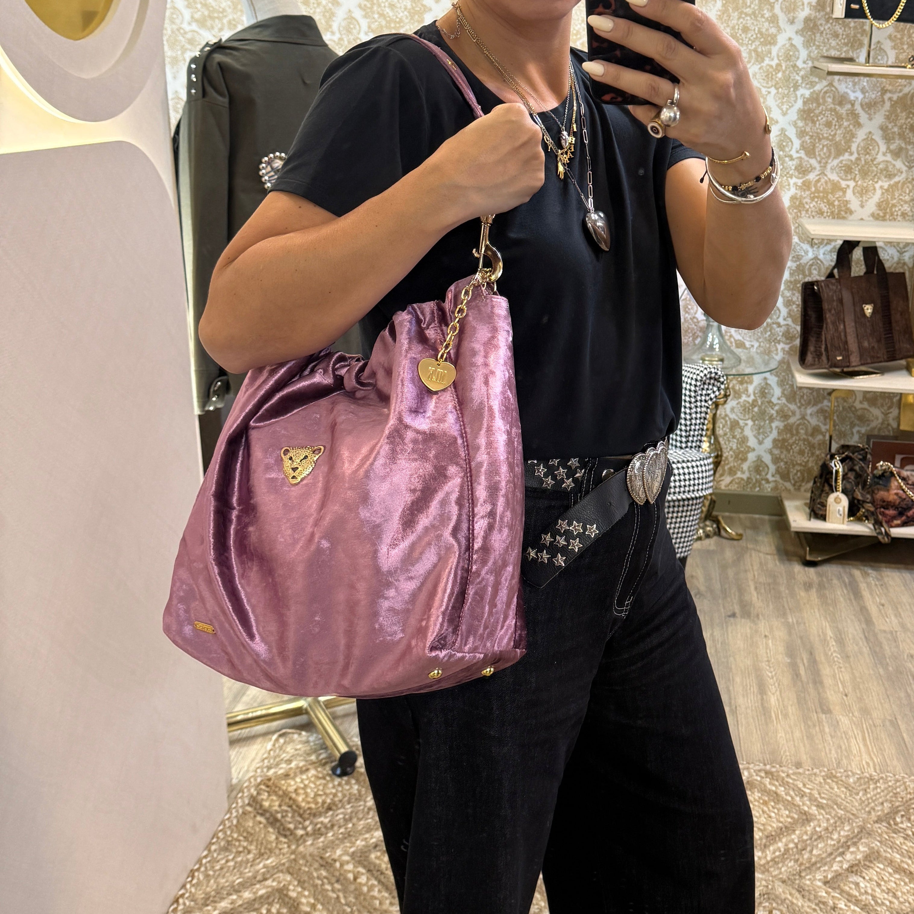 PINK HOBO SAK