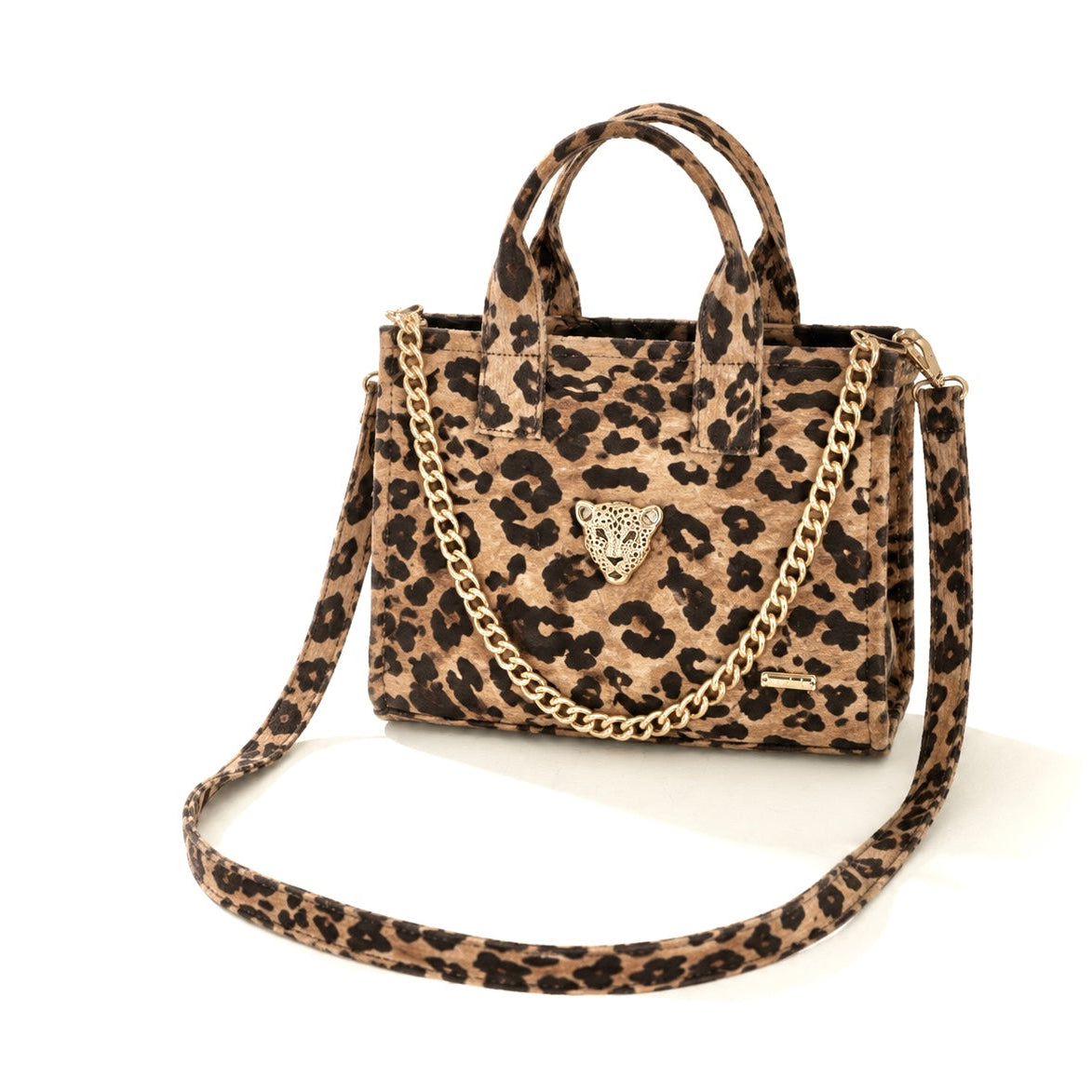 LEOPARD MINI TOTE BAG
