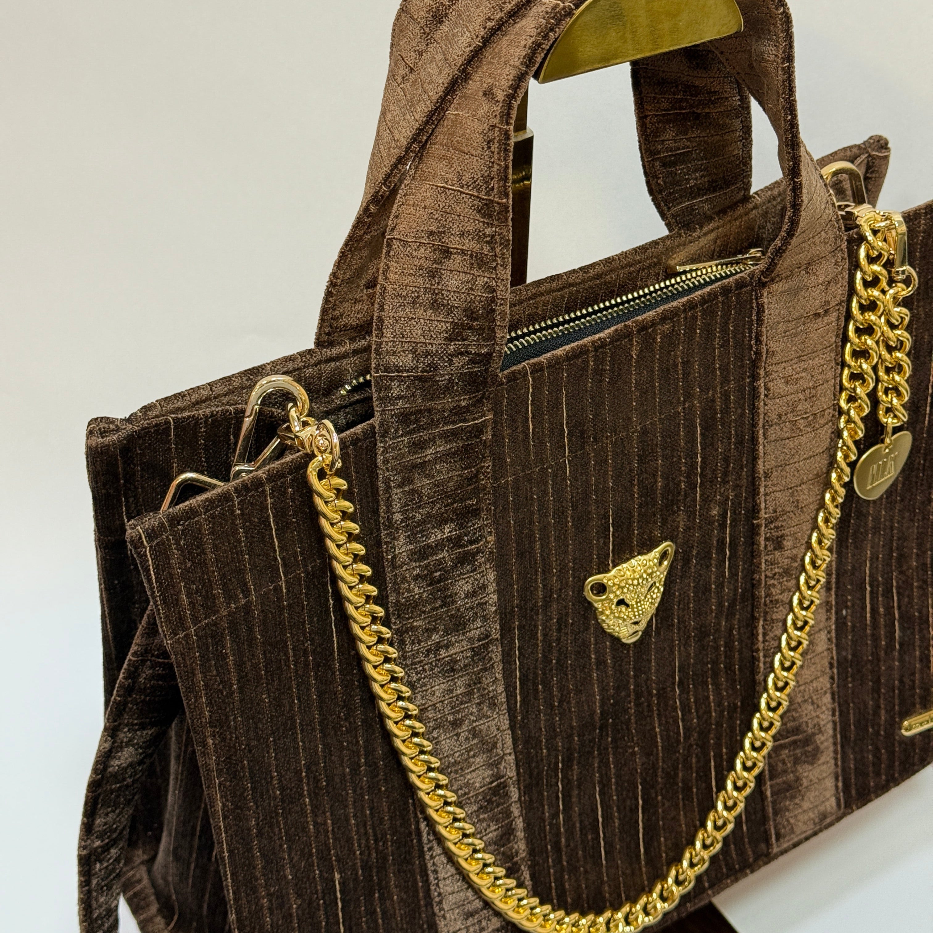 BROWN TOTE BAG