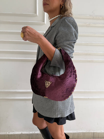 Mini Hobo Burgundy