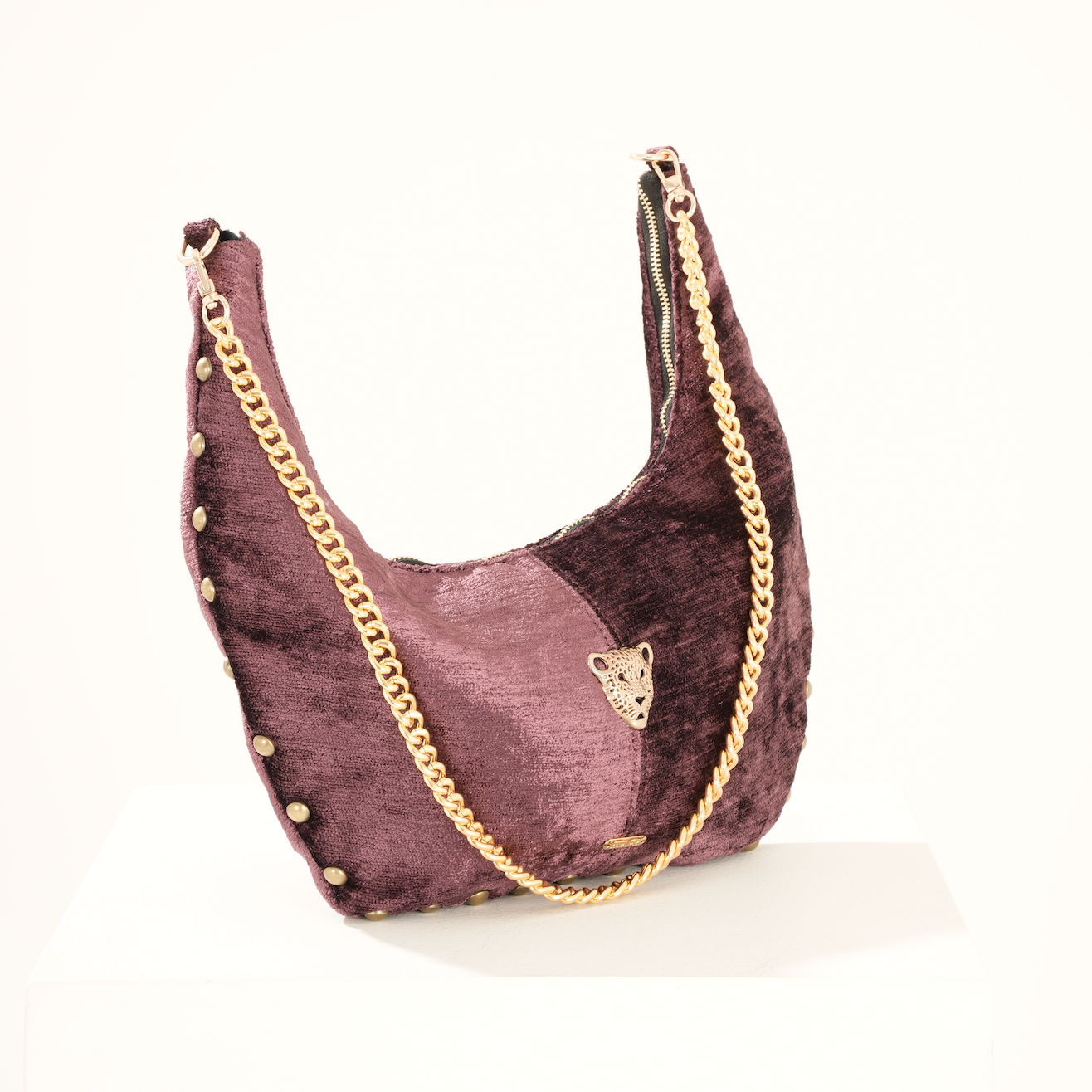 BURGUNDY MINI HOBO