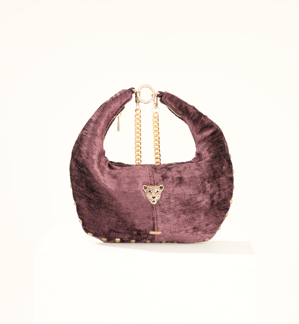 BURGUNDY MINI HOBO