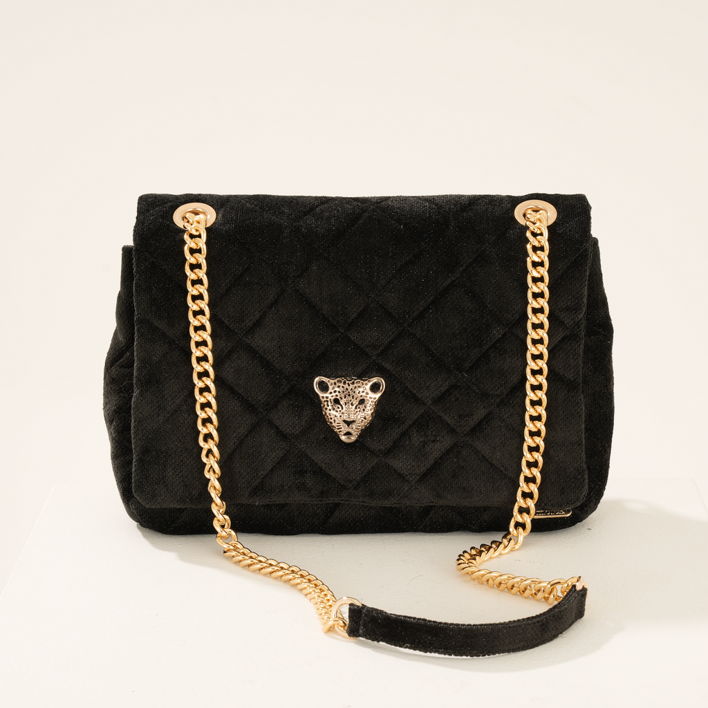 BLACK FLAP BAG
