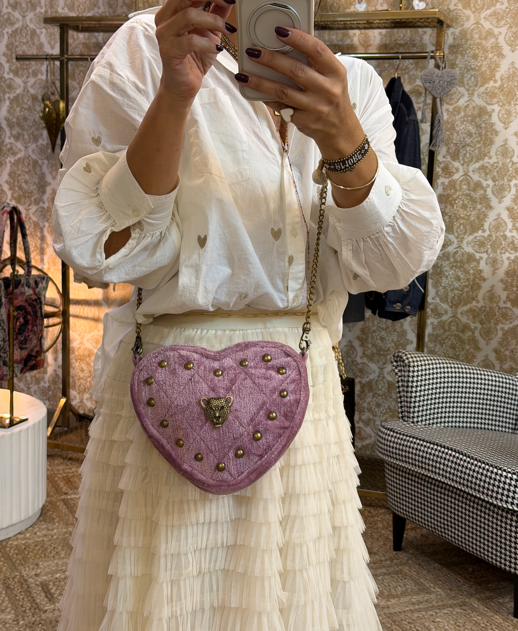 PINK HEART BAG