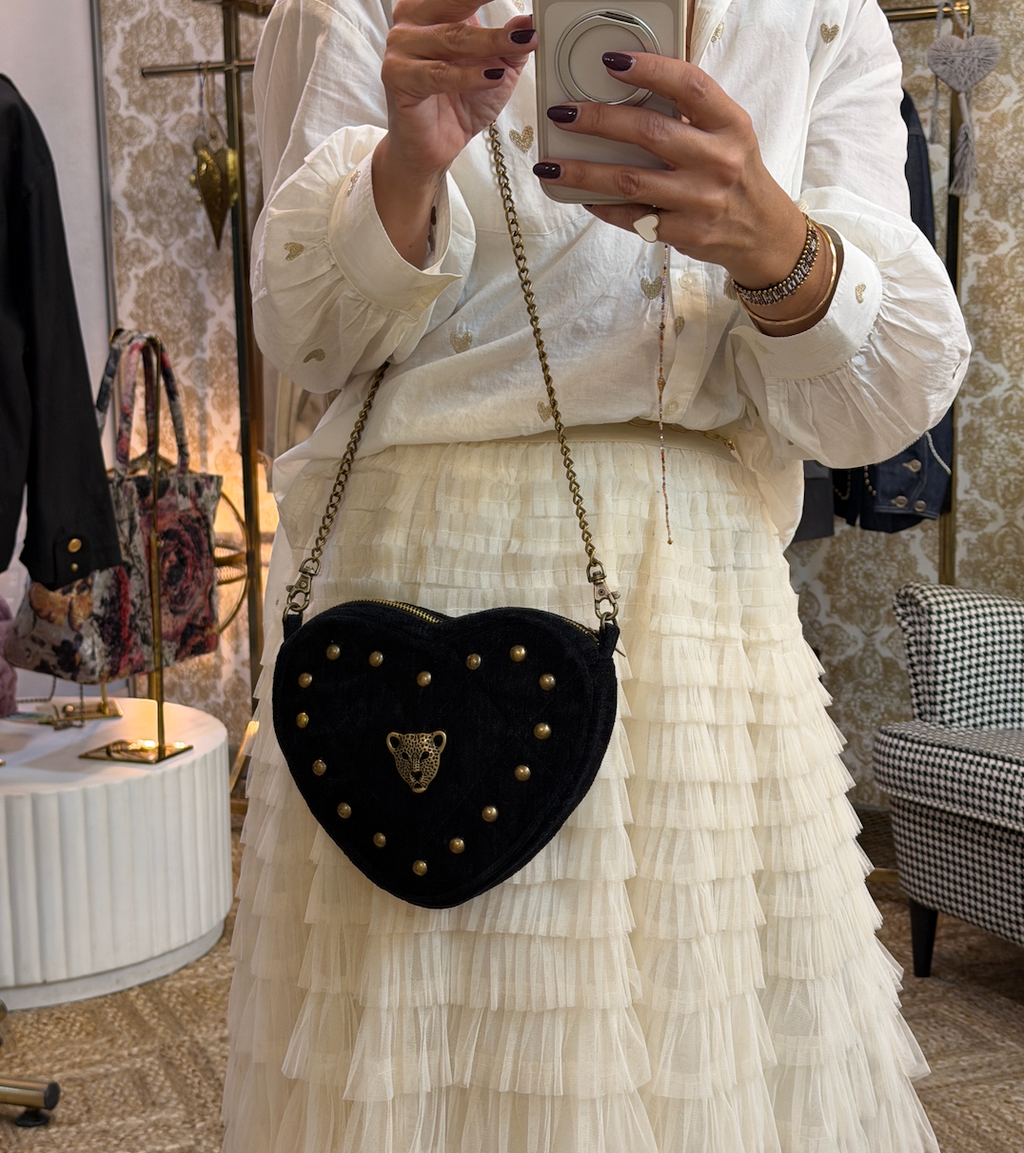 BLACK HEART BAG