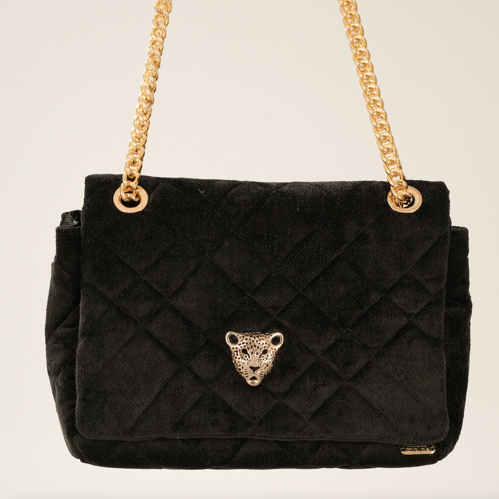 BLACK FLAP BAG