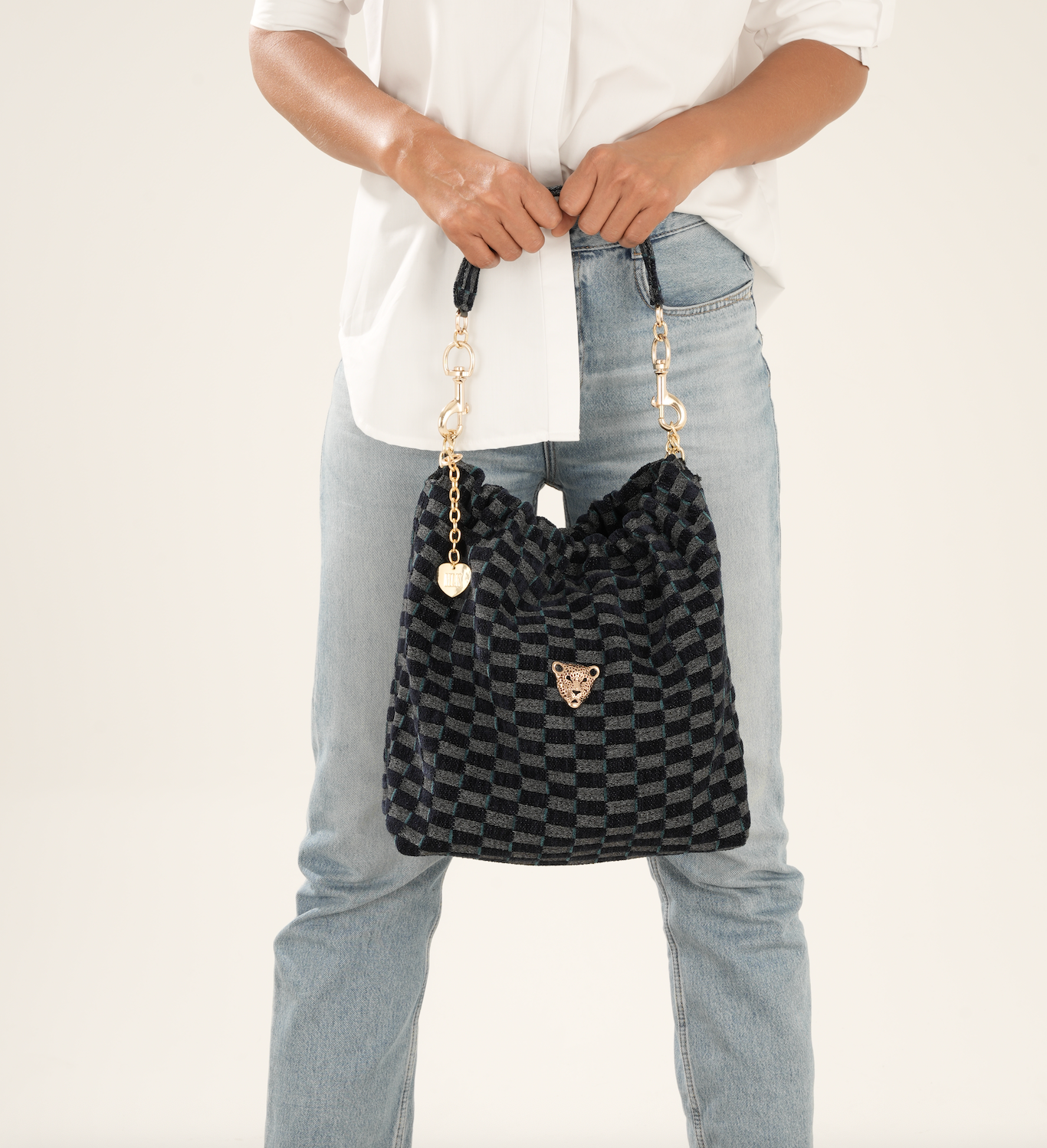 DENIM HOBO SAK