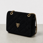 BLACK FLAP BAG