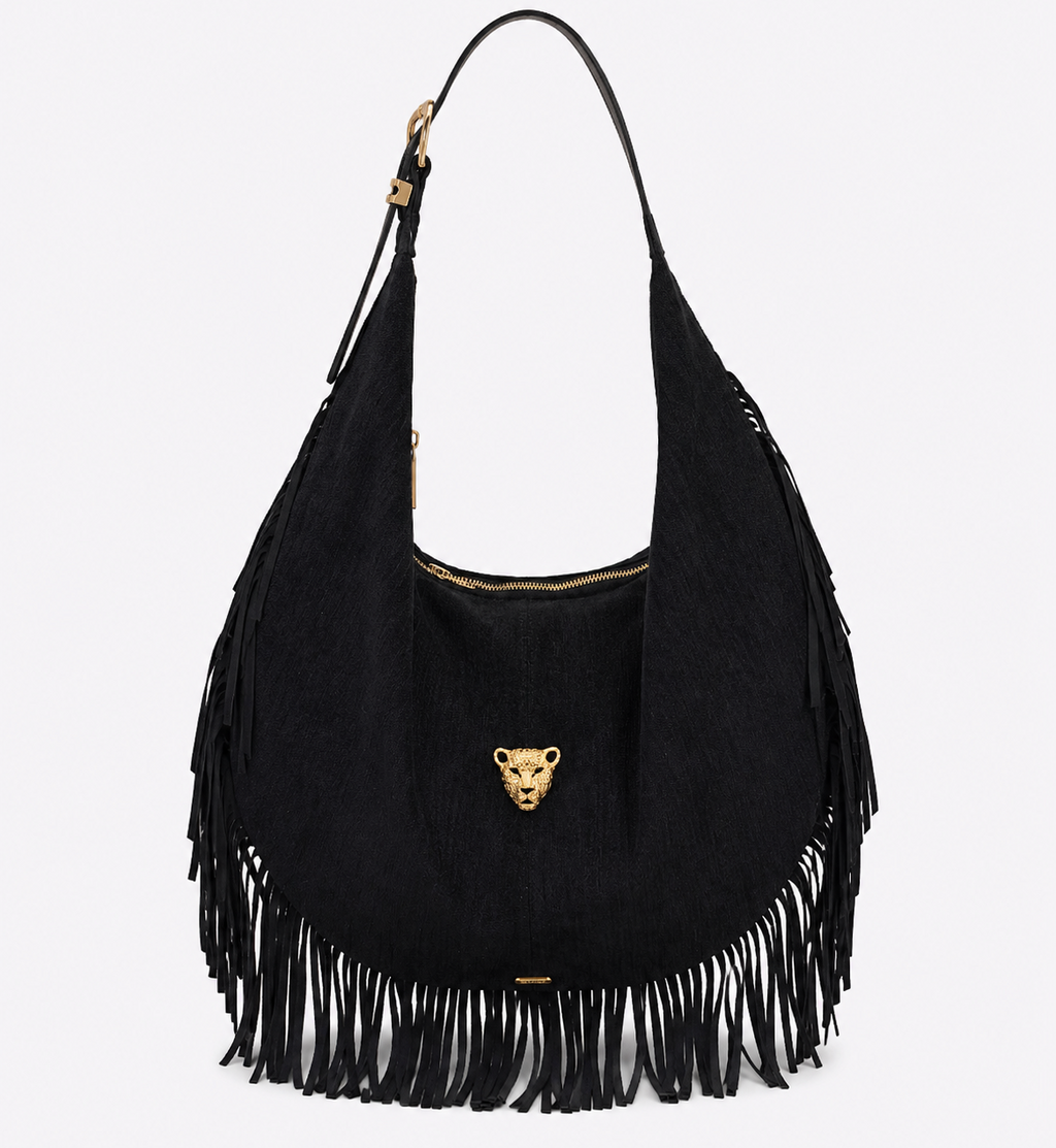 BLACK BOHO BAG