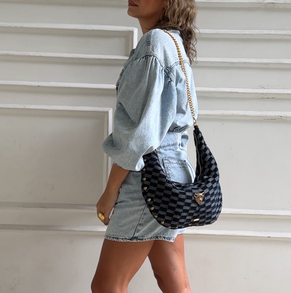 DENIM MINI HOBO