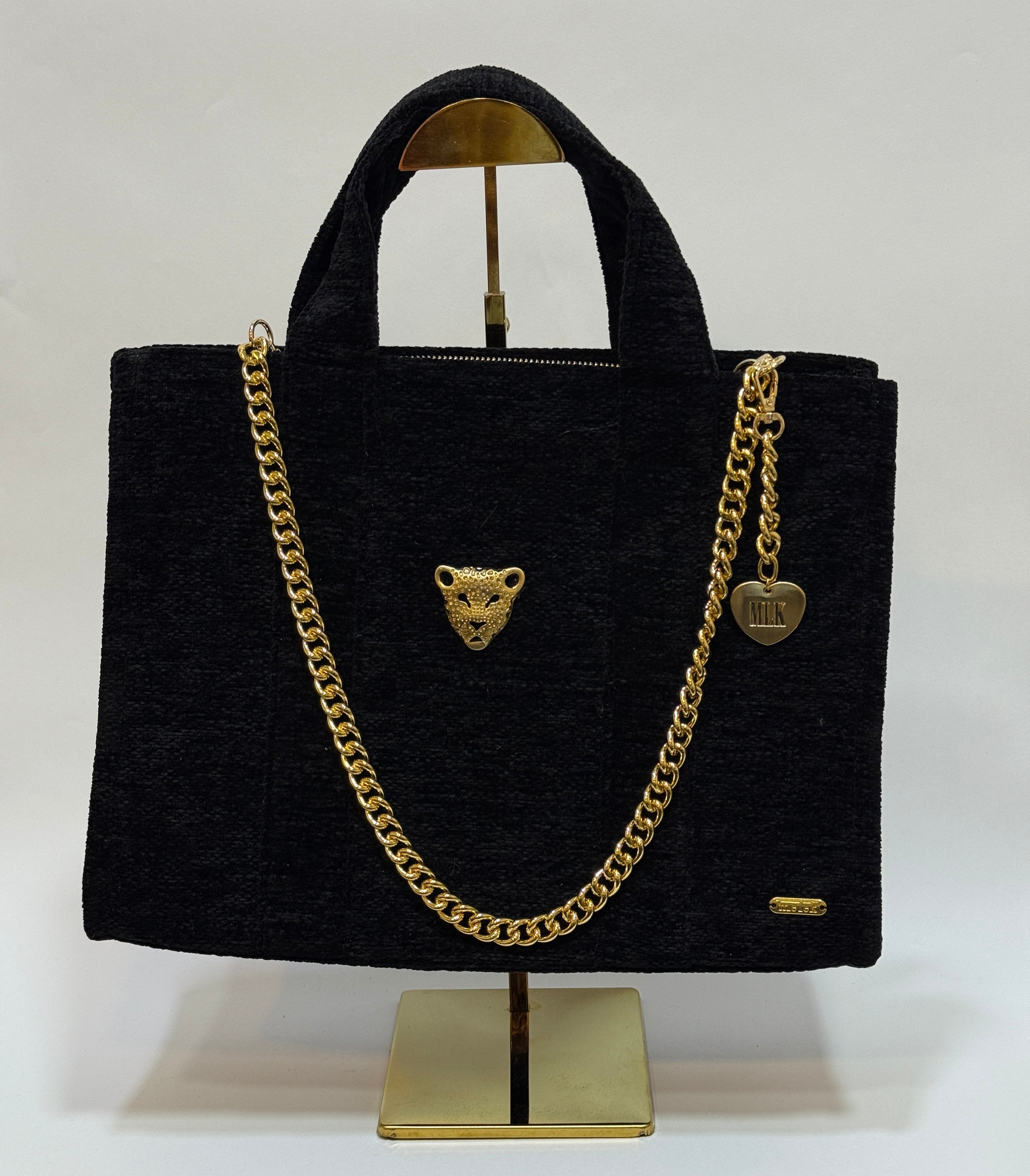 BLACK TOTE BAG