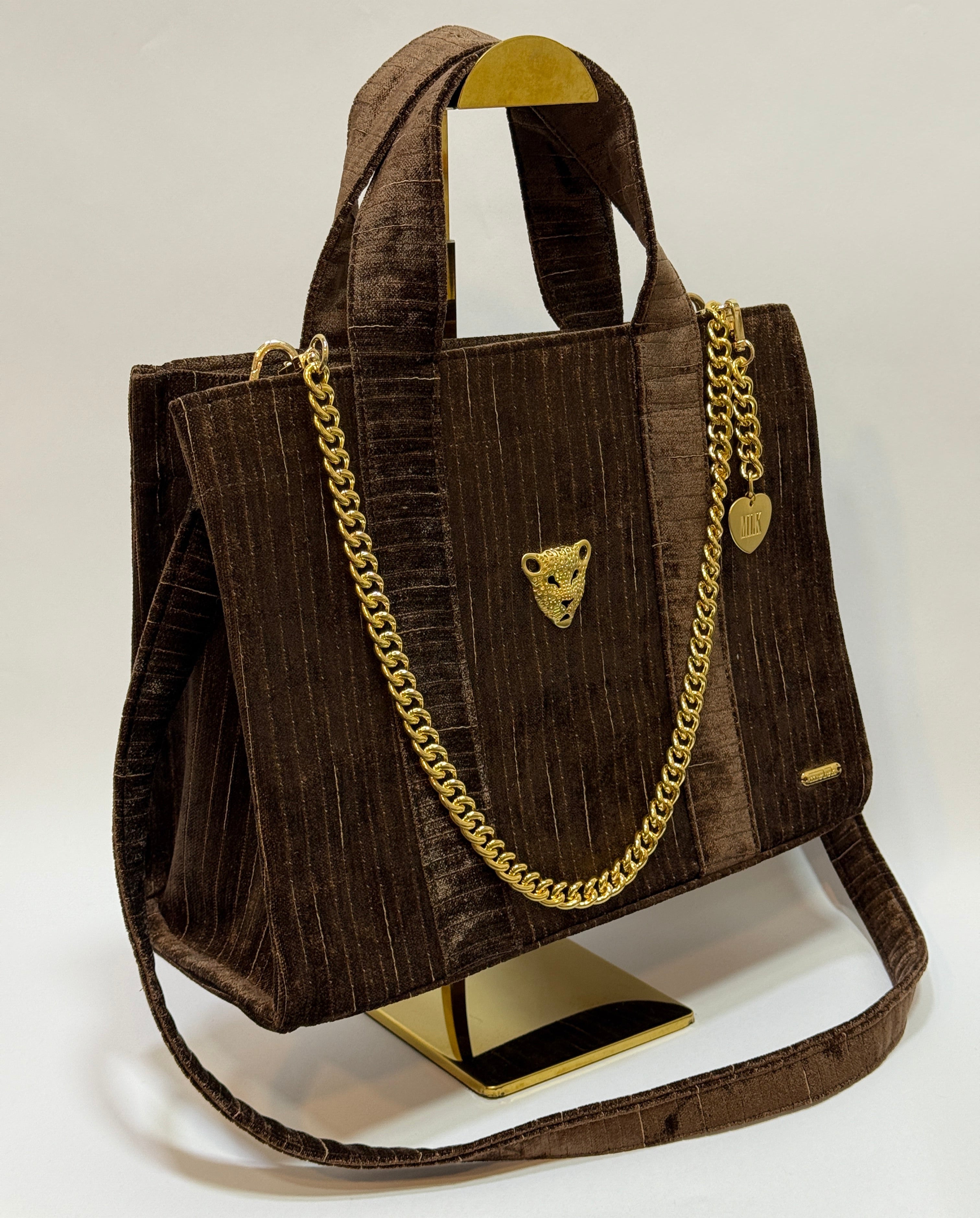 BROWN TOTE BAG