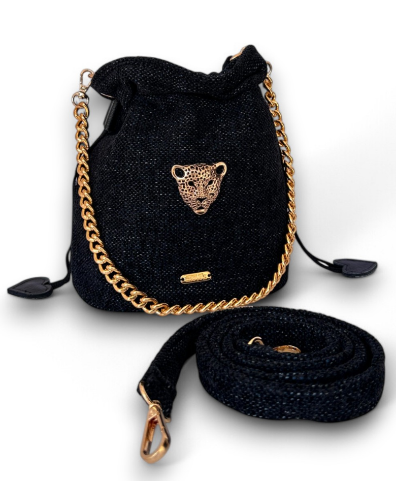 INDIGO BUCKET BAG