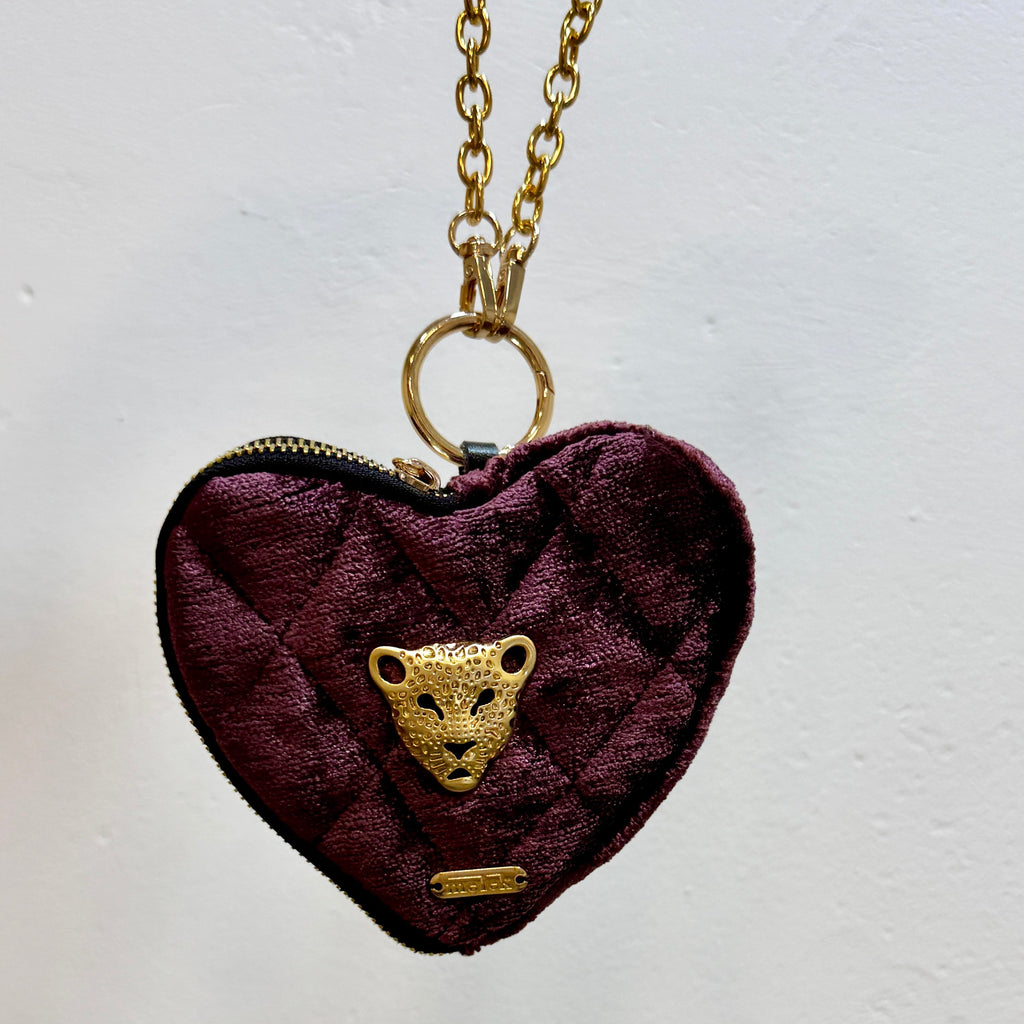 BURGUNDY MINI PARTY HEART