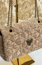 CREAM FLAP BAG