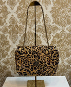 LEOPARD FLAP BAG
