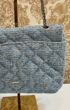BABY BLUE FLAP BAG