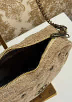 CREAM HEART BAG