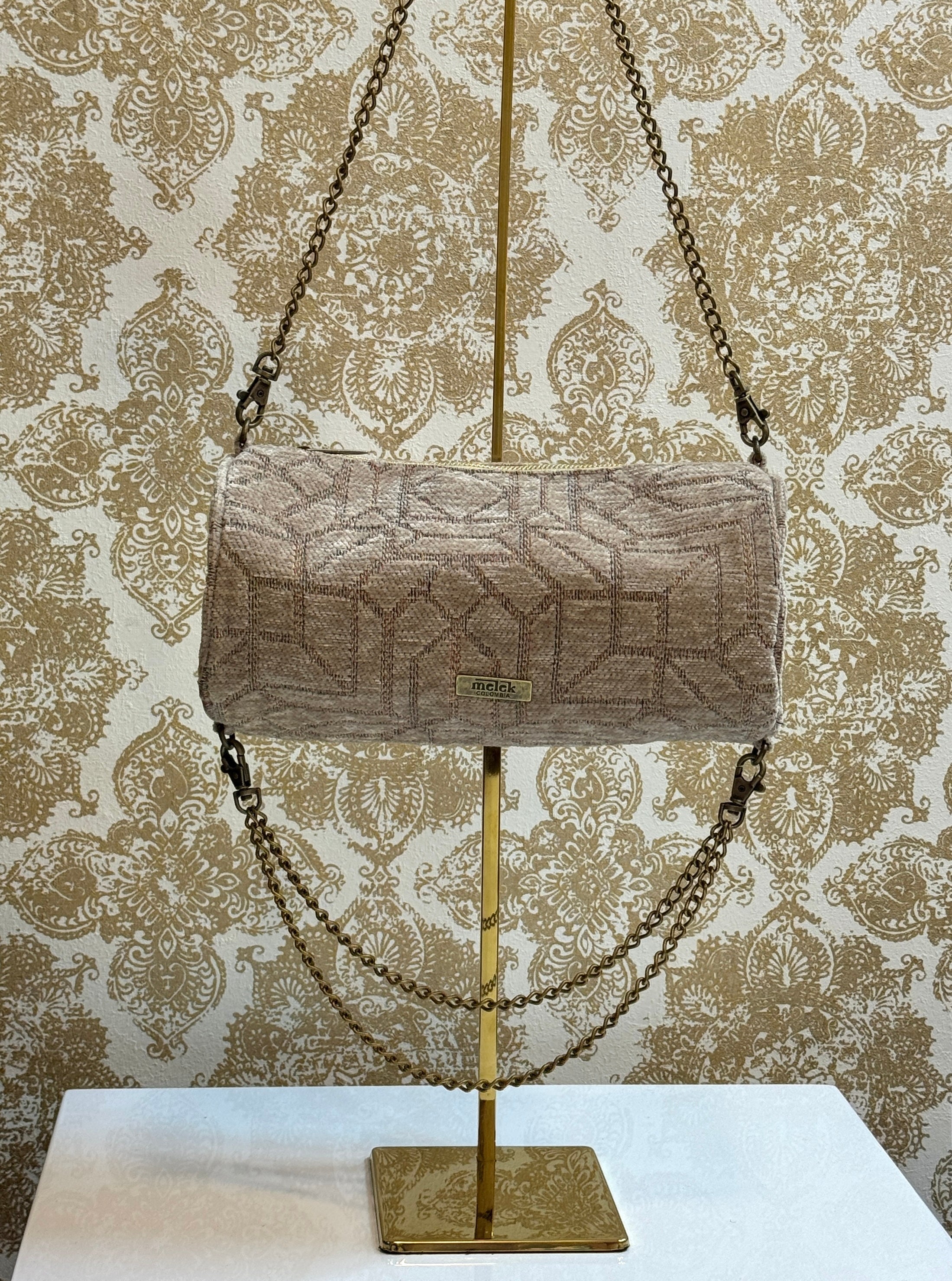CREAM BARREL BAG