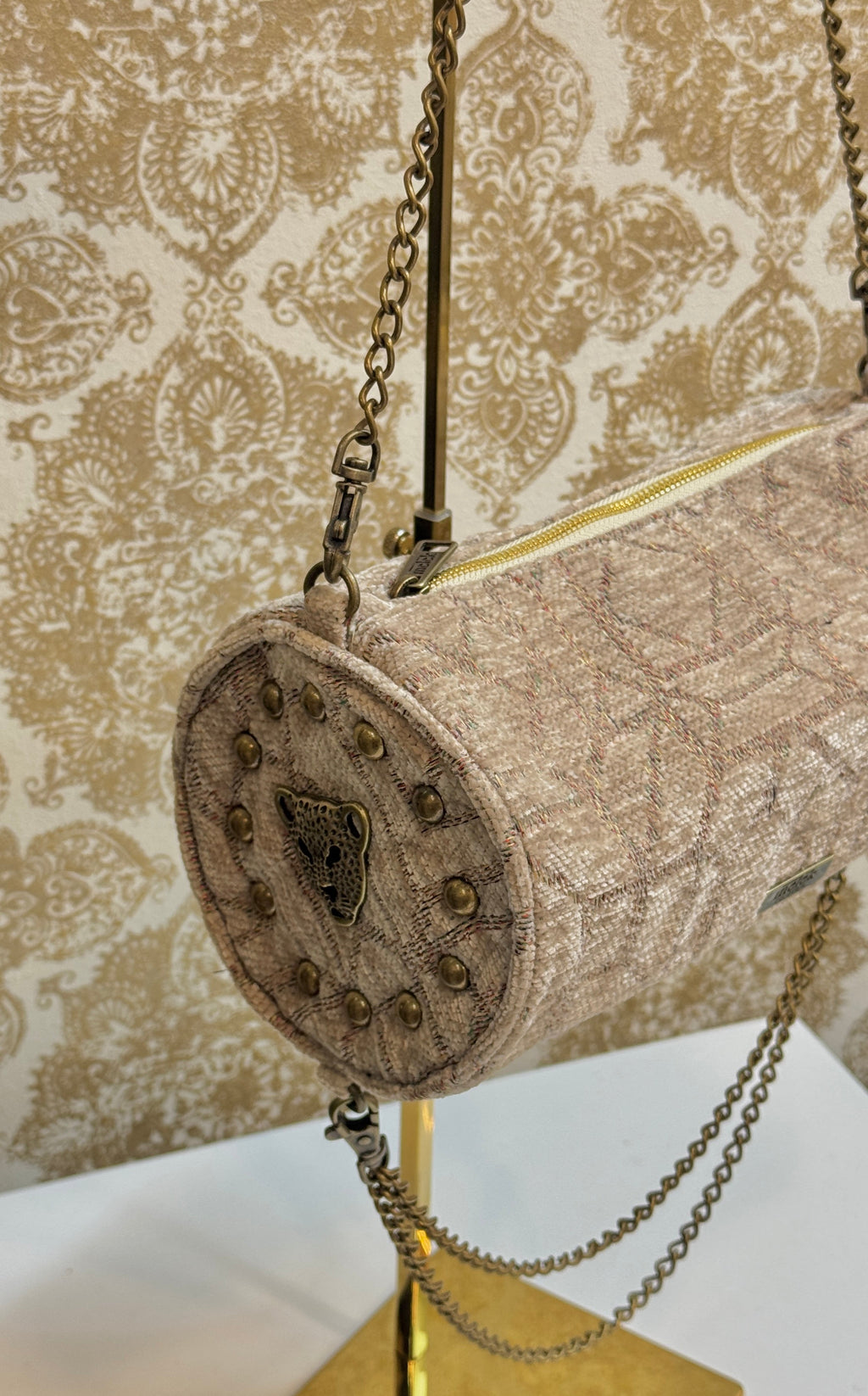 CREAM BARREL BAG