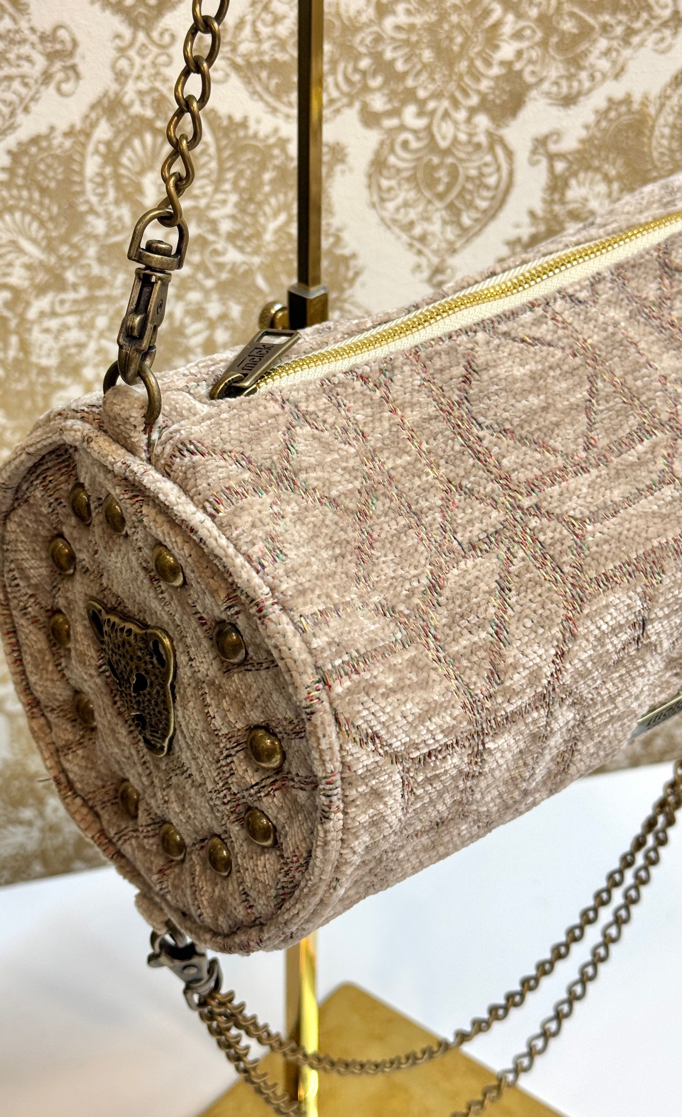 CREAM BARREL BAG