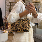 LEOPARD FLAP BAG