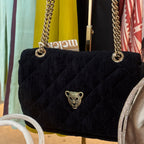 BLACK FLAP BAG