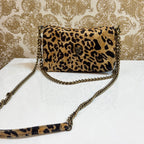 LEOPARD MINI FLAP BAG