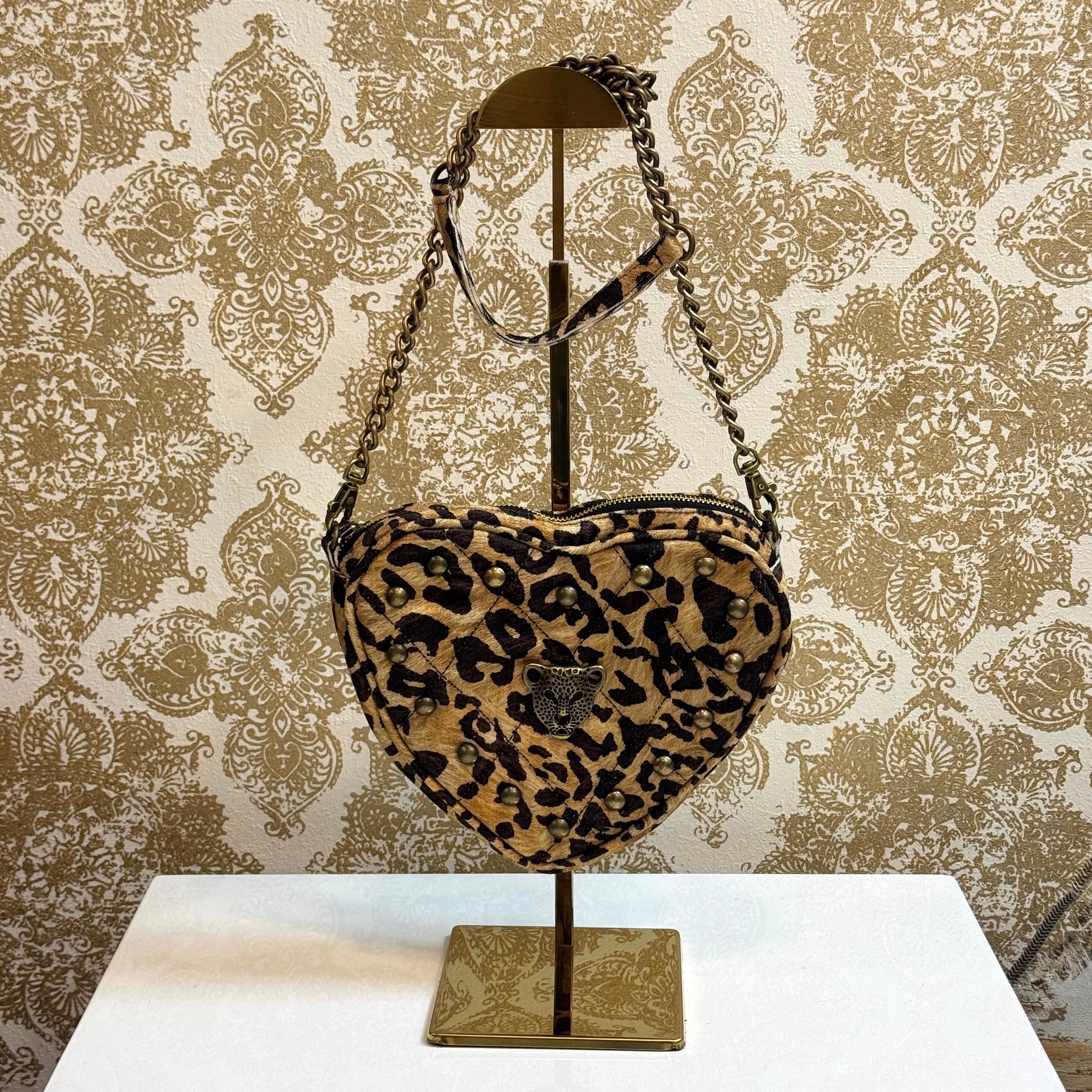 LEOPARD HEART BAG