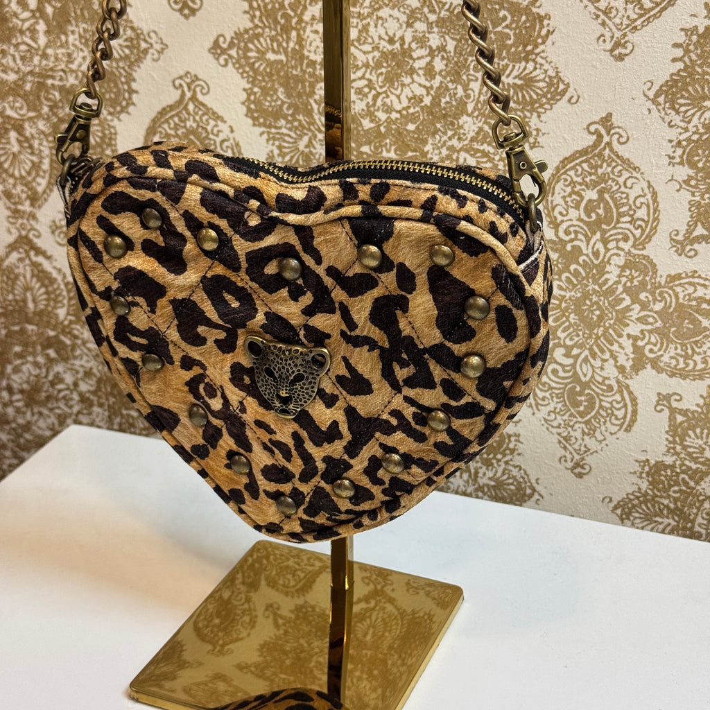 LEOPARD HEART BAG