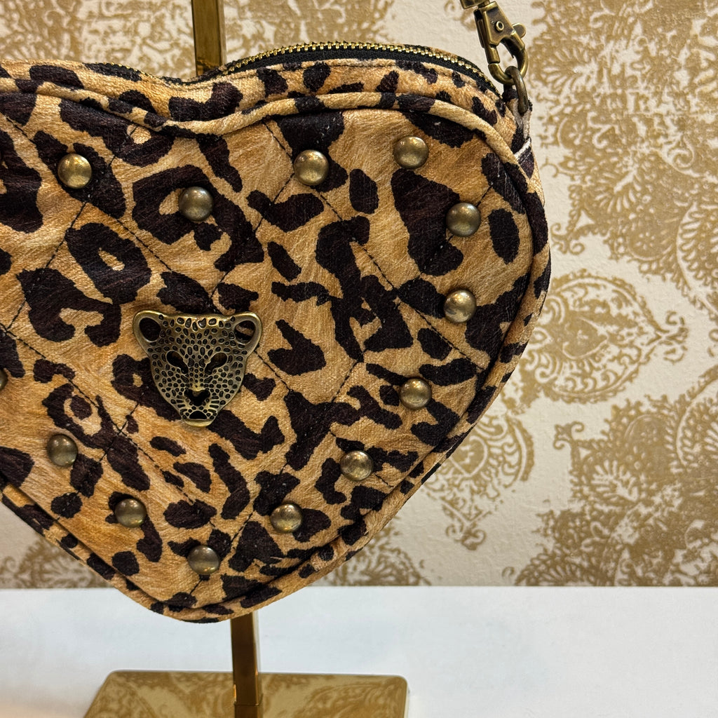 LEOPARD HEART BAG