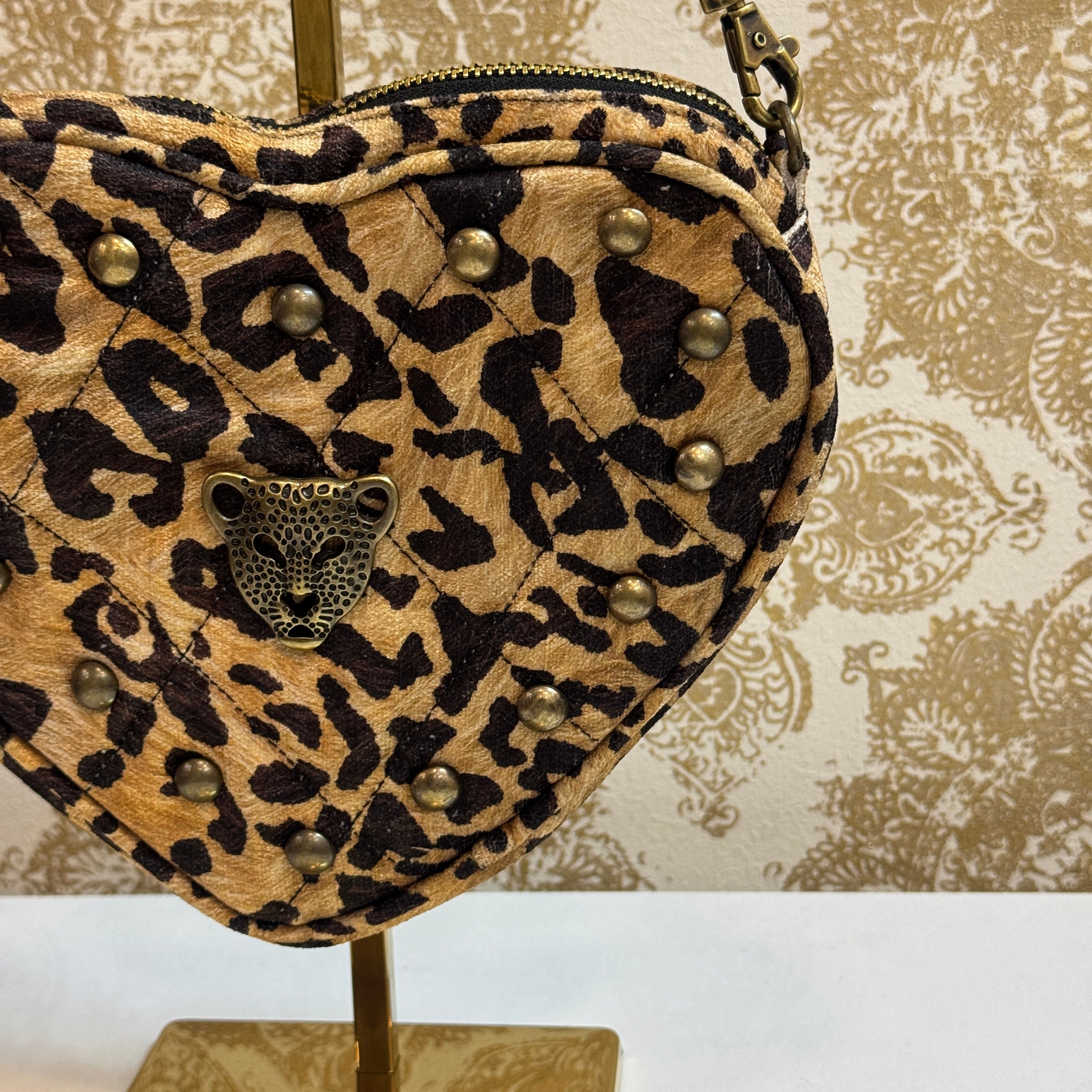 LEOPARD HEART BAG