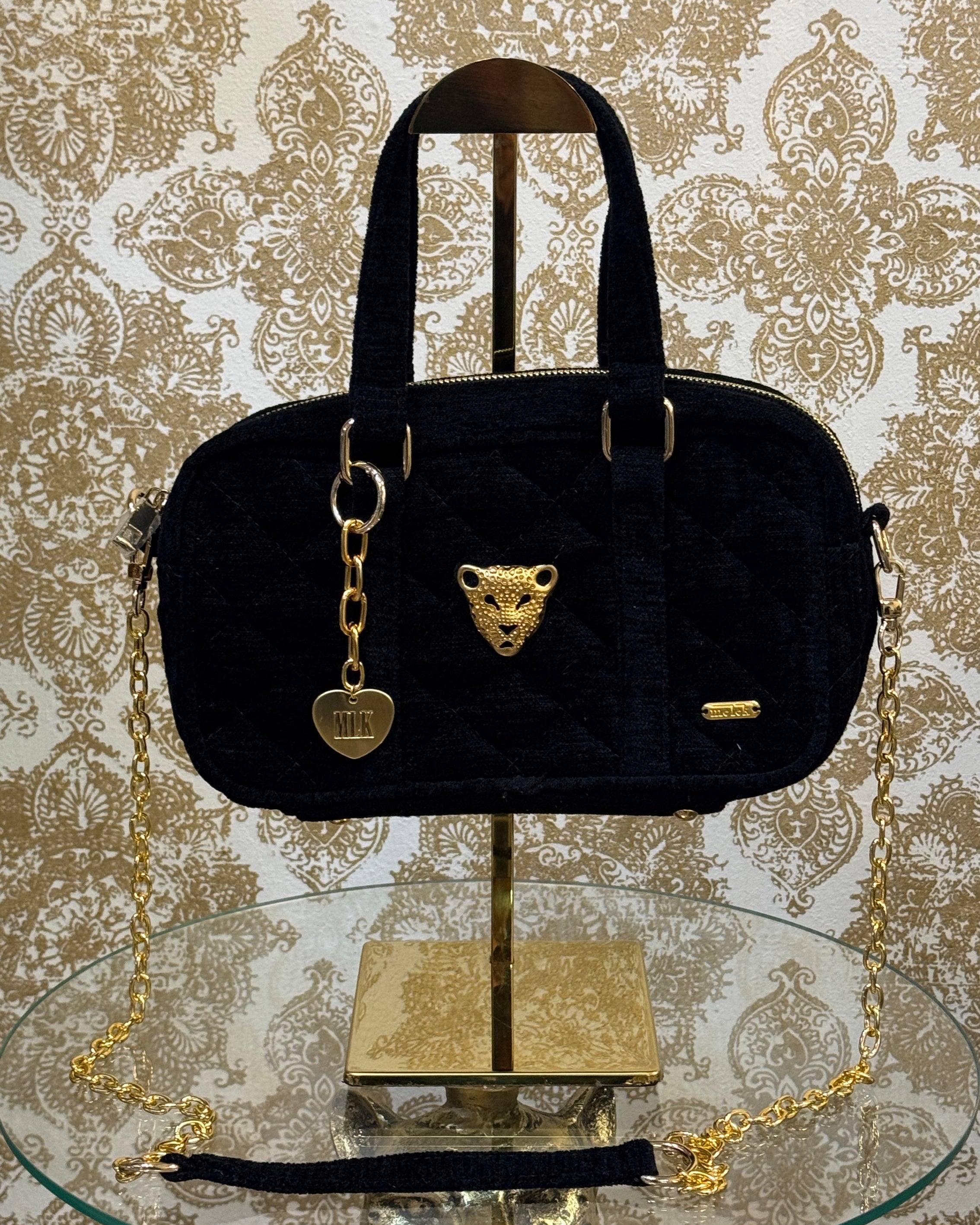 BLACK MINI CLASSIC BAG