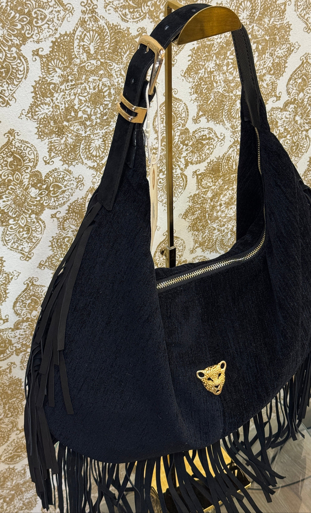 BLACK BOHO BAG