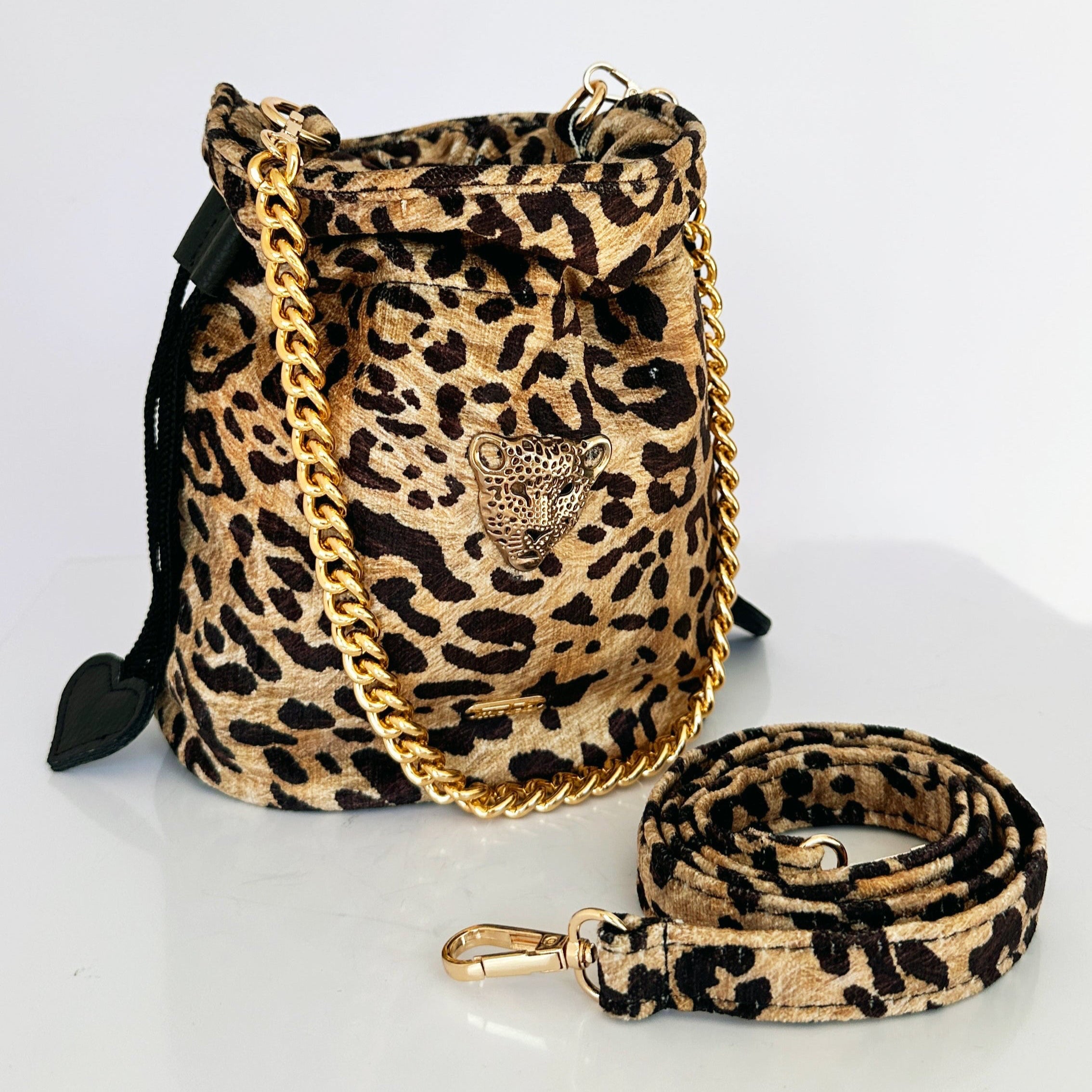 LEOPARDO BUCKET BAG