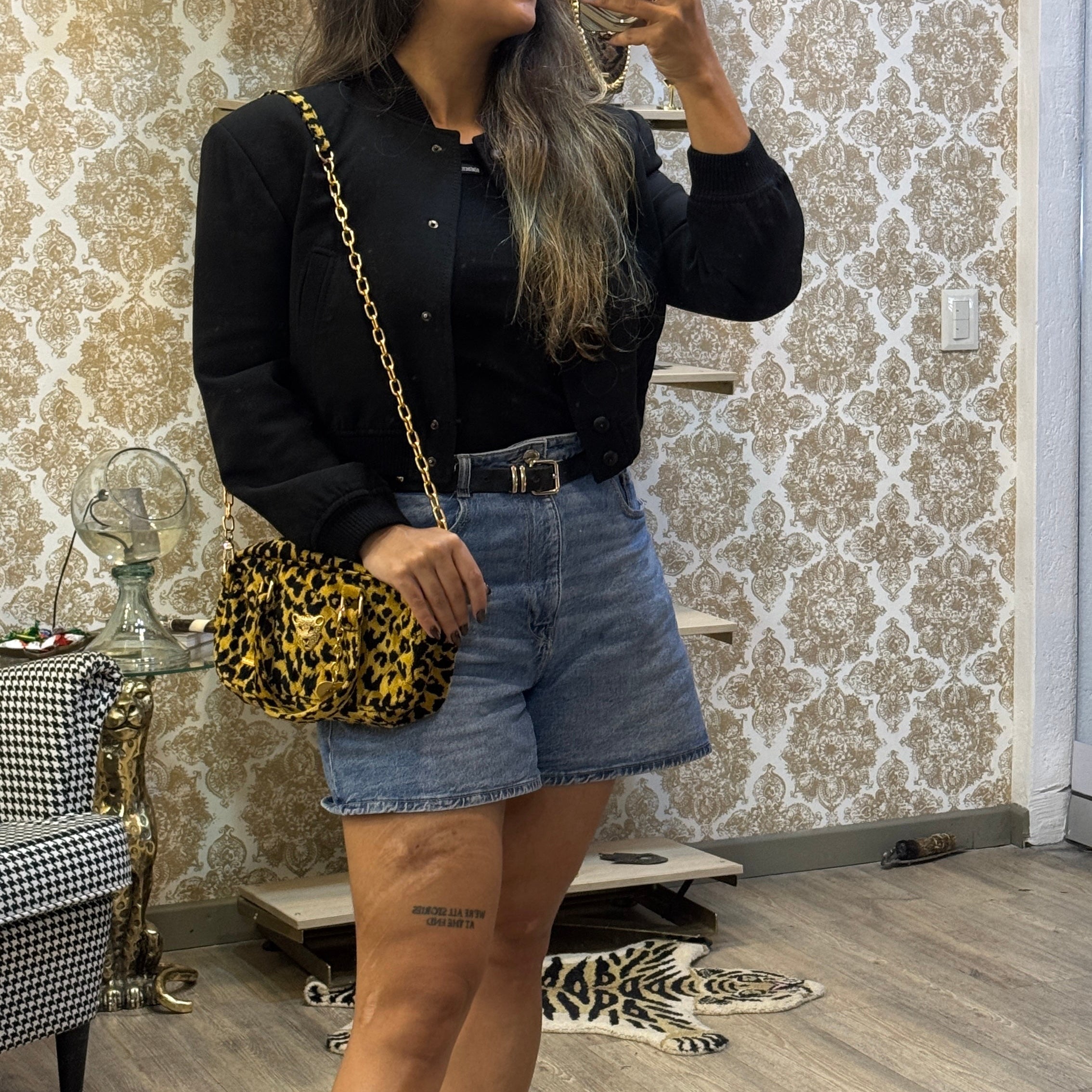 LEOPARD MINI CLASSIC BAG