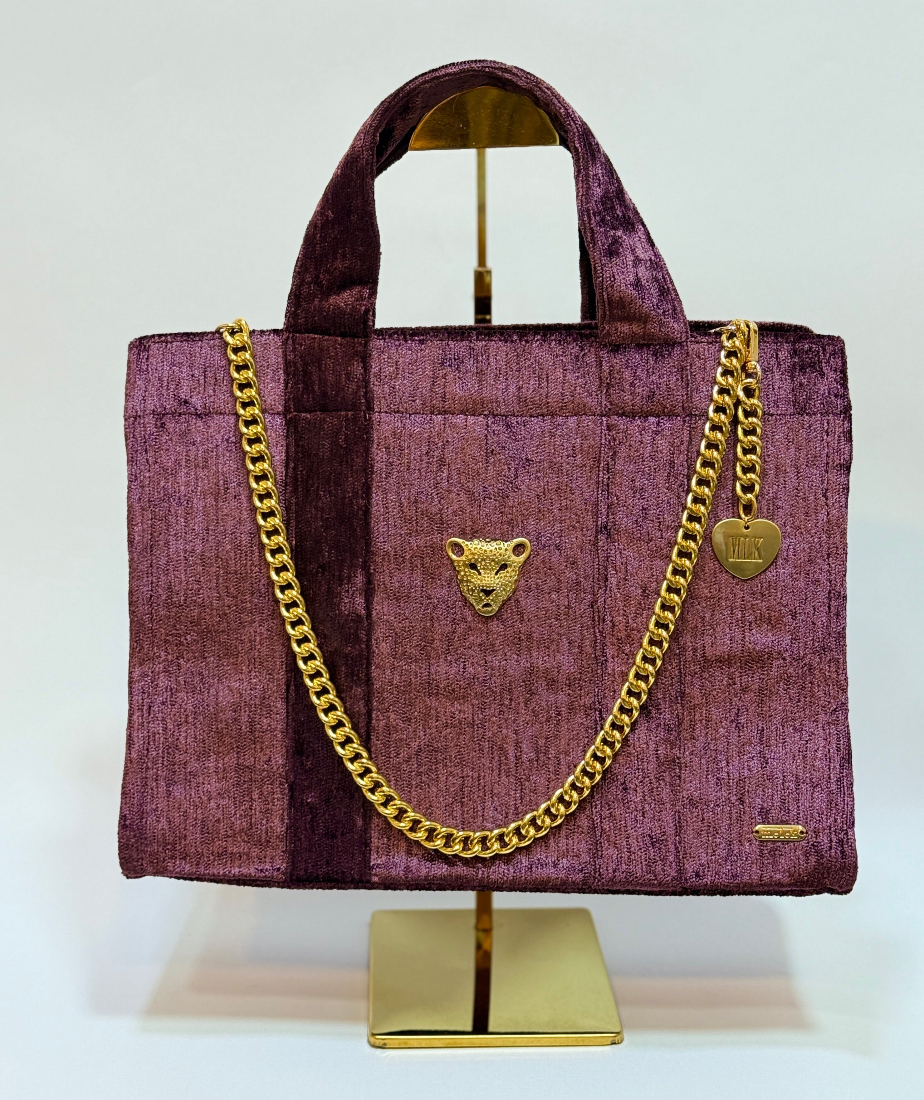 BURGUNDY TOTE BAG