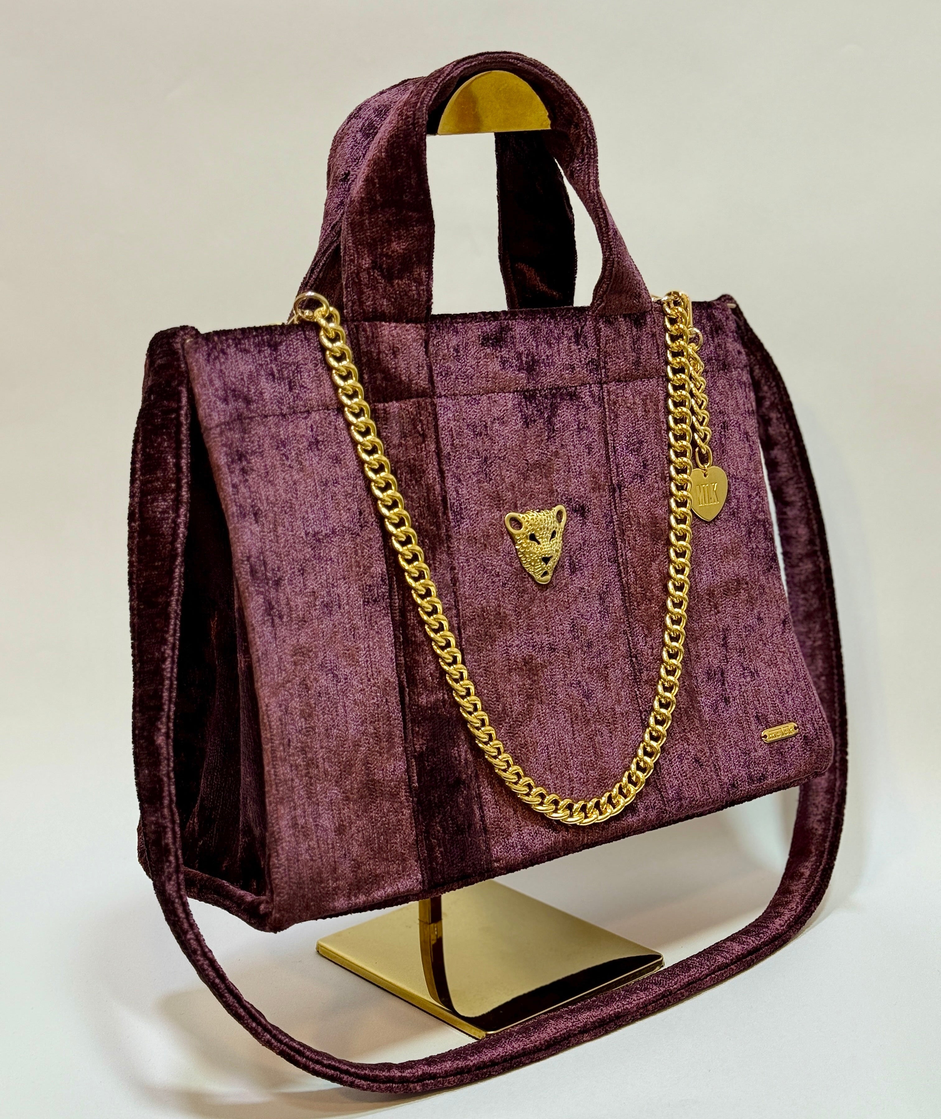 BURGUNDY TOTE BAG