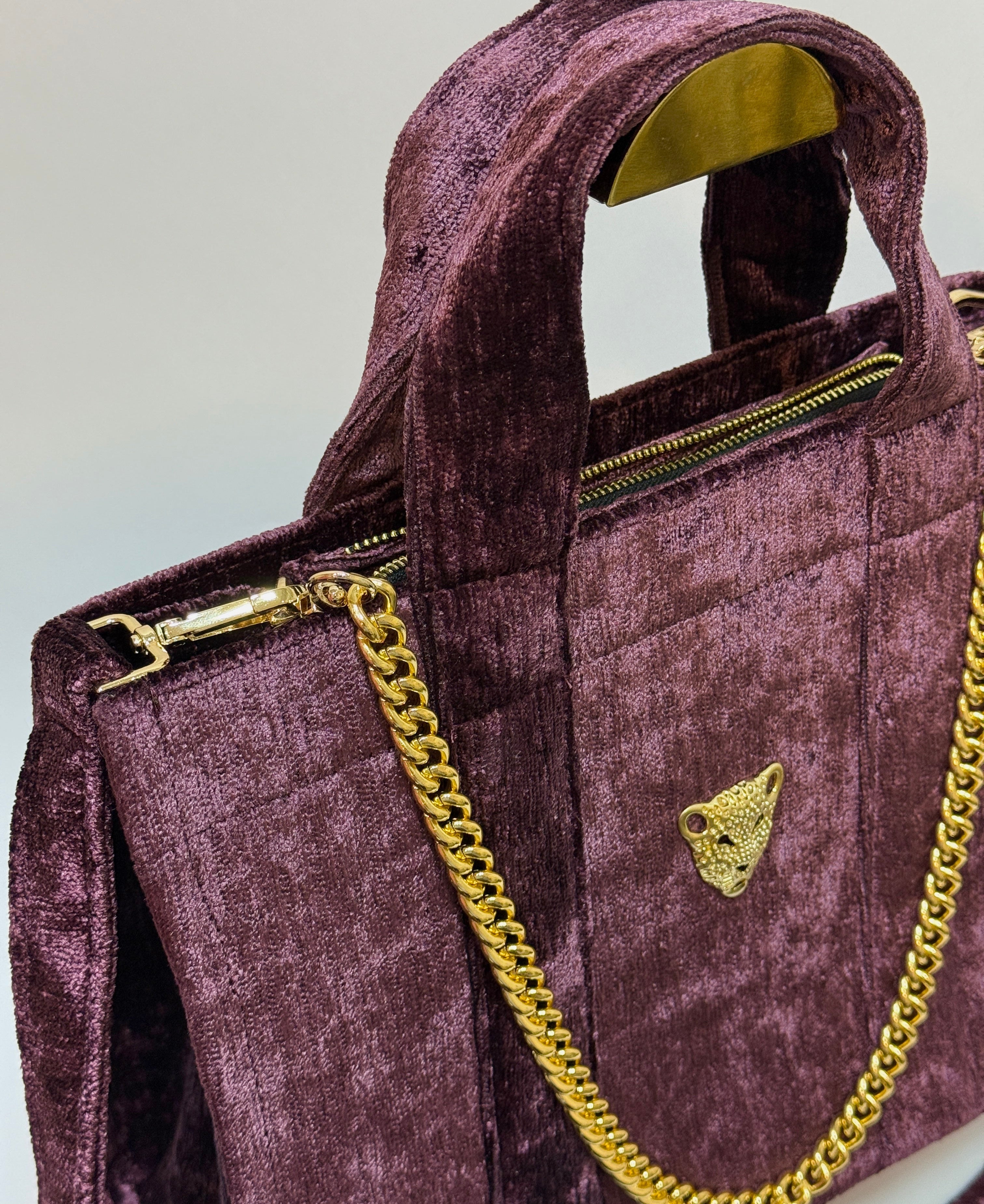 BURGUNDY TOTE BAG