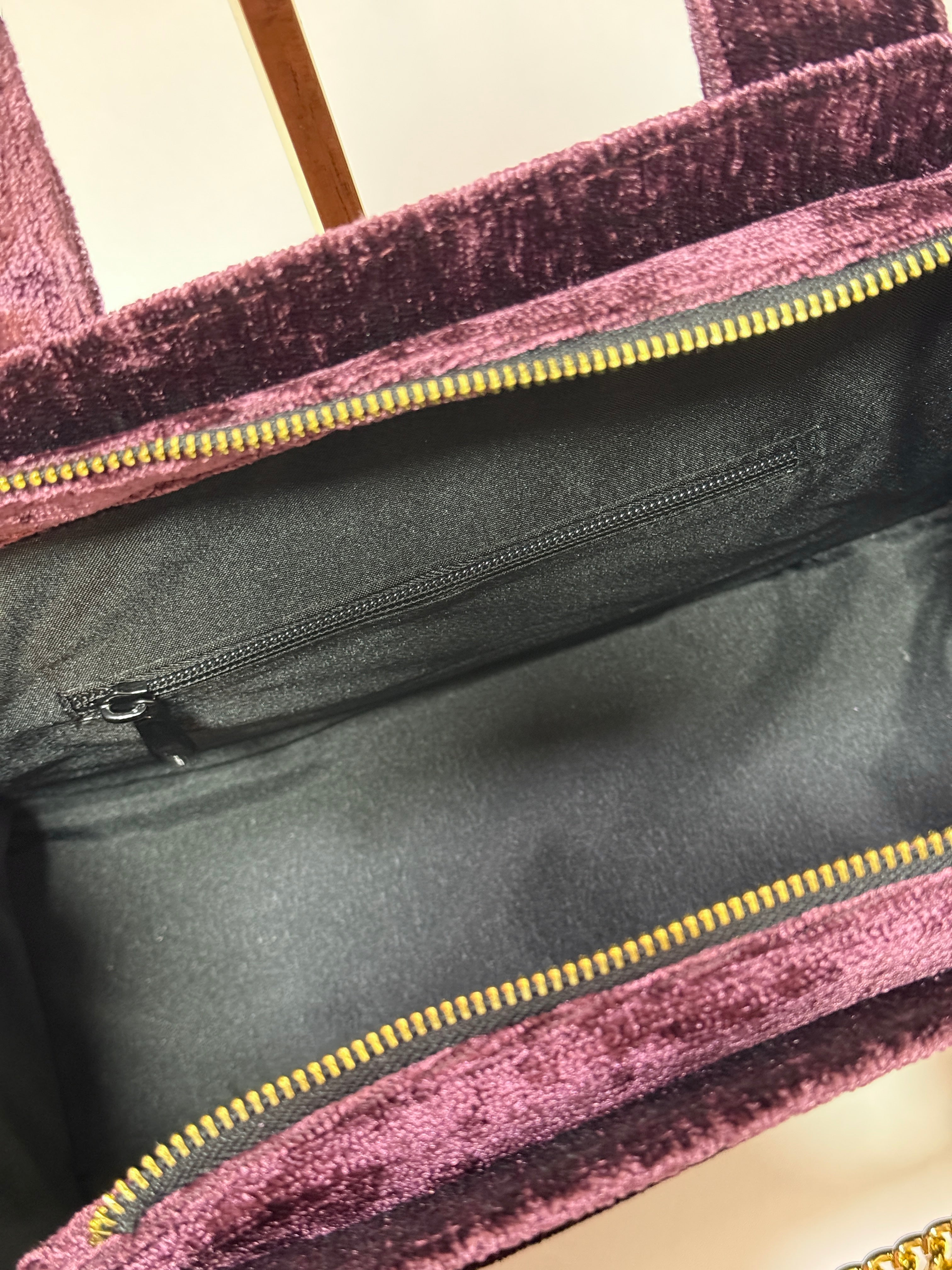 BURGUNDY TOTE BAG