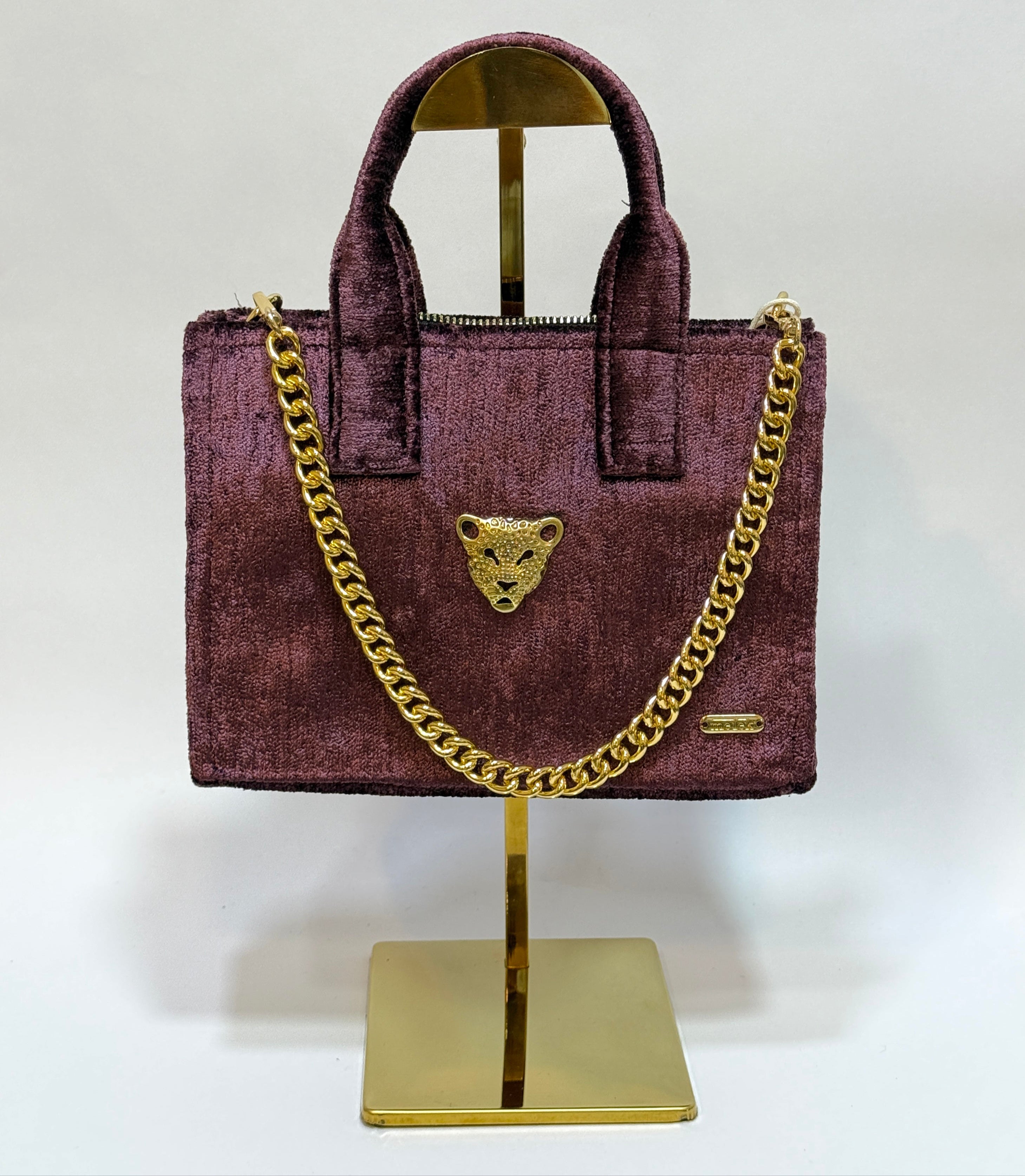 BURGUNDY MINI TOTE